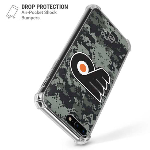 NHL Philadelphia Flyers Camo iPhone 7/8 Plus Clear Case