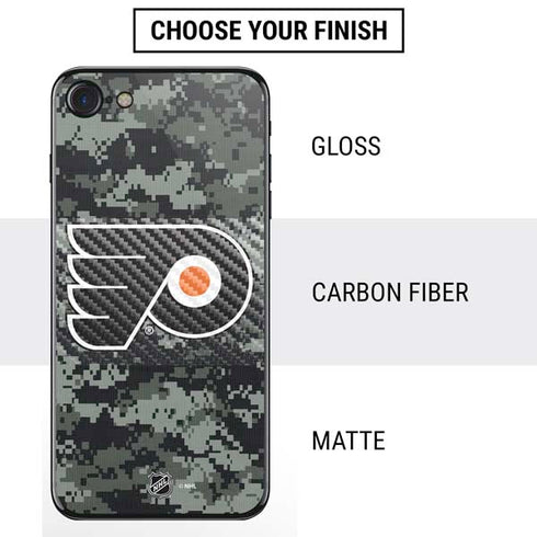 NHL Philadelphia Flyers Camo iPhone SE (2nd & 3rd Gen) Skin