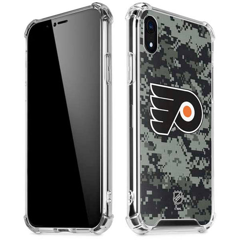 NHL Philadelphia Flyers Camo iPhone XR Clear Case