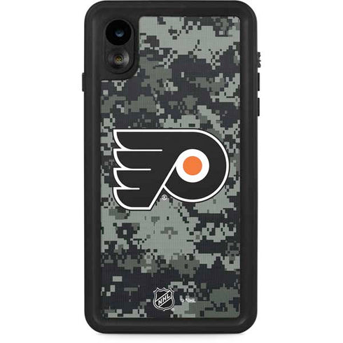 NHL Philadelphia Flyers Camo iPhone XR Waterproof Case