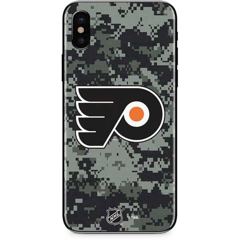NHL Philadelphia Flyers Camo iPhone XS Skin