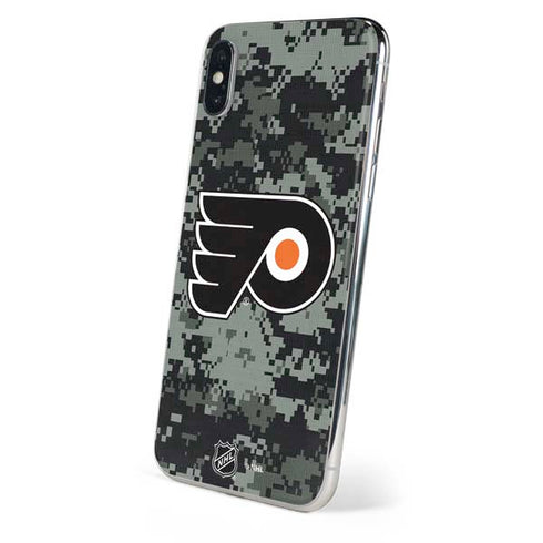 NHL Philadelphia Flyers Camo iPhone XS Skin