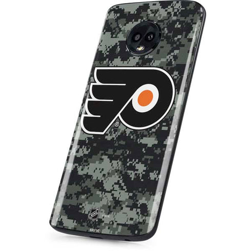 NHL Philadelphia Flyers Camo Moto G6 Skin