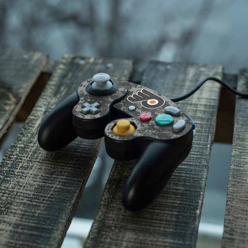 NHL Philadelphia Flyers Camo Nintendo GameCube Controller Skin