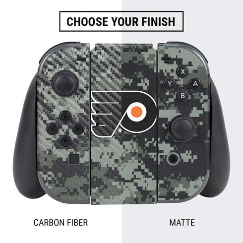 NHL Philadelphia Flyers Camo Nintendo Switch Bundle Skin