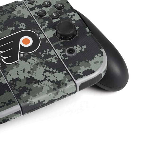 NHL Philadelphia Flyers Camo Nintendo Switch OLED (2021) Skin
