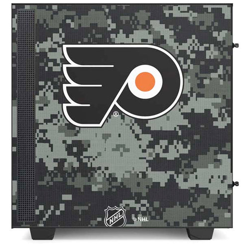 NHL Philadelphia Flyers Camo NZXT H510 Compact ATX Mid-Tower Case Skin