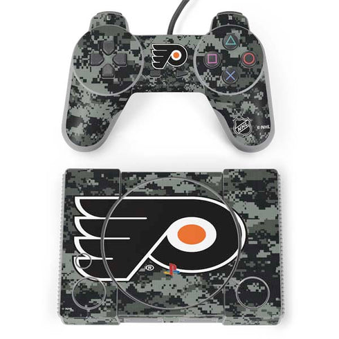 NHL Philadelphia Flyers Camo PlayStation Classic Bundle Skin