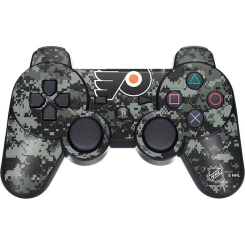 NHL Philadelphia Flyers Camo PS3 Dual Shock wireless controller Skin