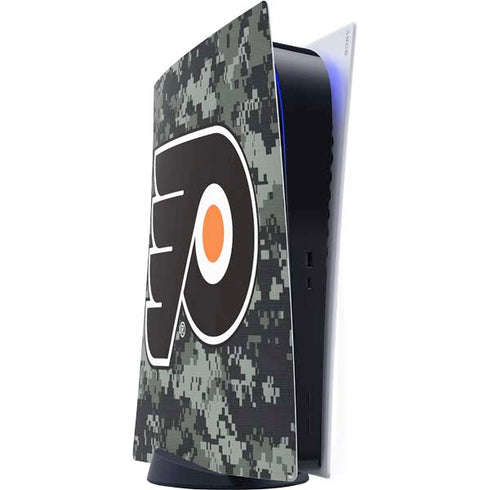 NHL Philadelphia Flyers Camo PS5 Digital Edition Console Skin