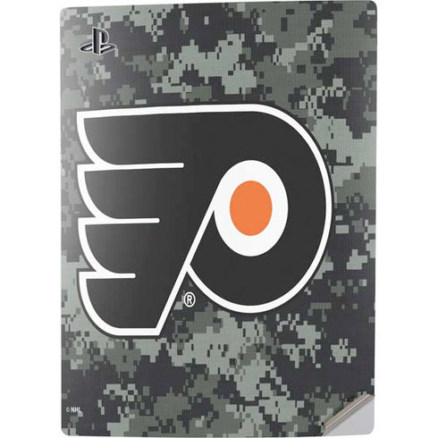 NHL Philadelphia Flyers Camo PS5 Digital Edition Console Skin