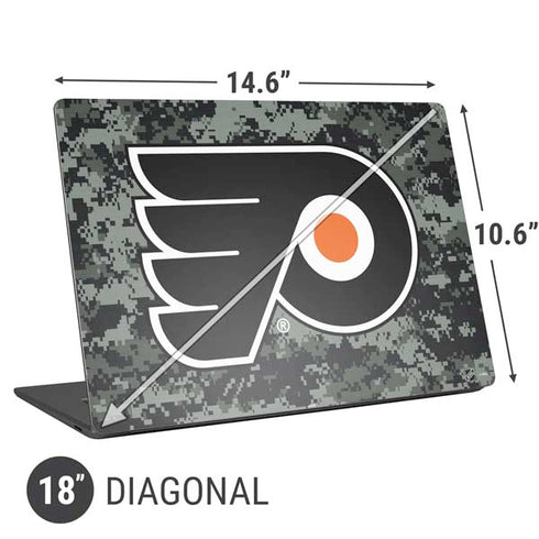 NHL Philadelphia Flyers Camo Universal Laptop 18in (14.6 x 10.6in) Skin