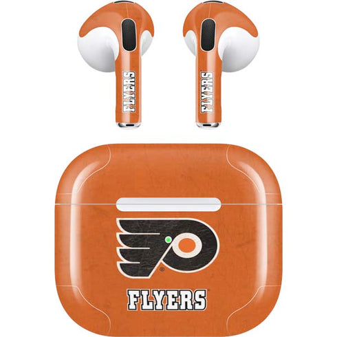 NHL Philadelphia Flyers Distressed Apple AirPods (3rd Gen 2021) Skin