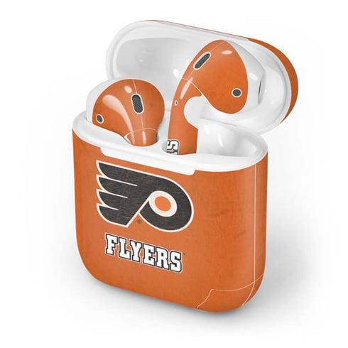 NHL Philadelphia Flyers Distressed Apple AirPods Skin