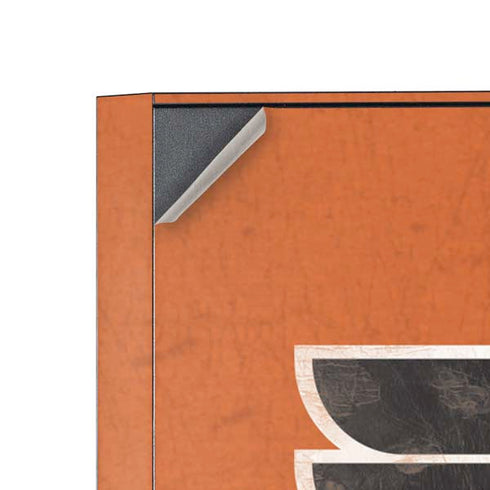 NHL Philadelphia Flyers Distressed Corsair 4000D Tempered Glass Mid-Tower ATX Case Skin