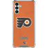 NHL Philadelphia Flyers Distressed Galaxy A13 5G Clear Case