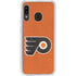 NHL Philadelphia Flyers Distressed Galaxy A20 Clear Case