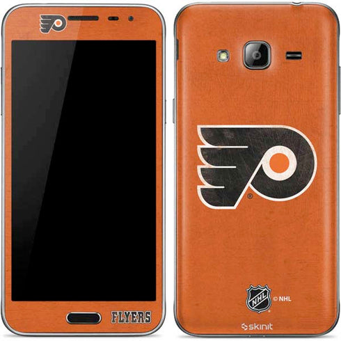 NHL Philadelphia Flyers Distressed Galaxy J3 Skin