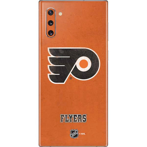 NHL Philadelphia Flyers Distressed Galaxy Note 10 Skin