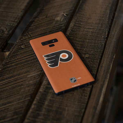 NHL Philadelphia Flyers Distressed Galaxy Note 9 Skin