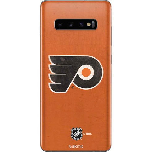 NHL Philadelphia Flyers Distressed Galaxy S10 Plus Skin