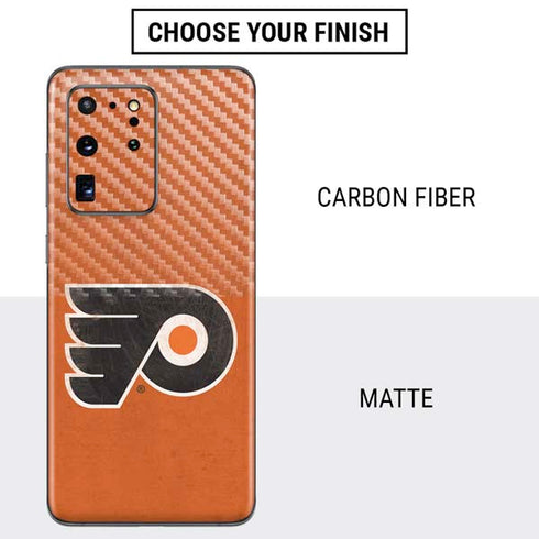NHL Philadelphia Flyers Distressed Galaxy S20 Ultra 5G Skin