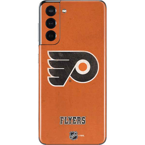 NHL Philadelphia Flyers Distressed Galaxy S21 5G Skin