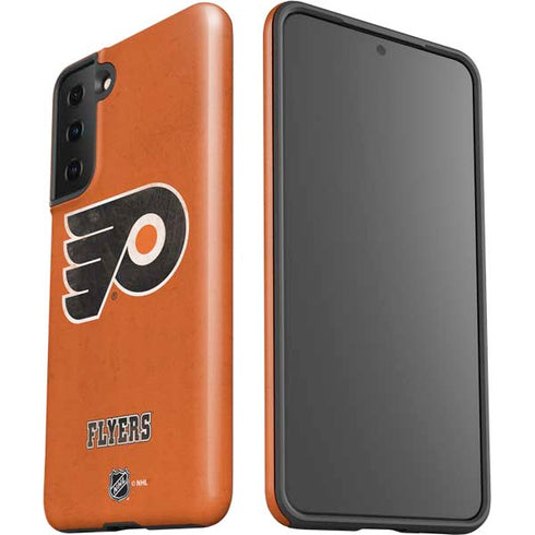 NHL Philadelphia Flyers Distressed Galaxy S21 FE Pro Case