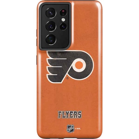 NHL Philadelphia Flyers Distressed Galaxy S21 Ultra 5G Pro Case