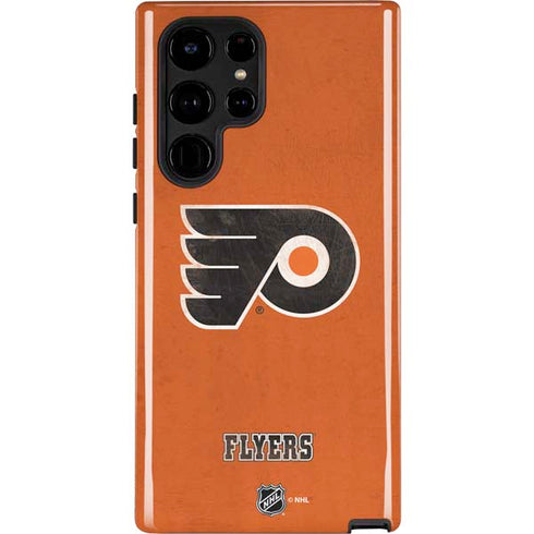 NHL Philadelphia Flyers Distressed Galaxy S22 Ultra Pro Case