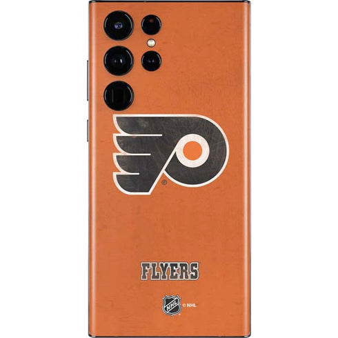 NHL Philadelphia Flyers Distressed Galaxy S22 Ultra Skin