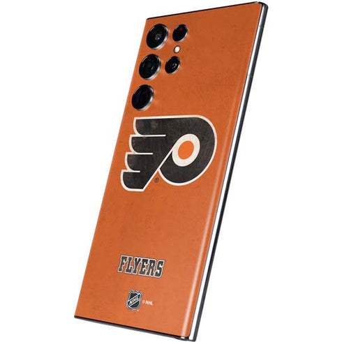 NHL Philadelphia Flyers Distressed Galaxy S22 Ultra Skin