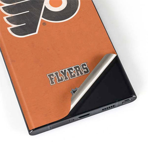 NHL Philadelphia Flyers Distressed Galaxy S22 Ultra Skin