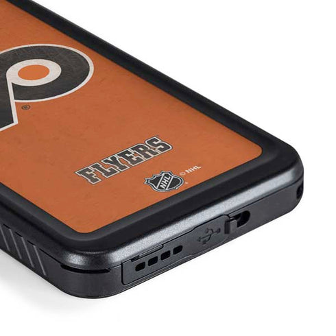 NHL Philadelphia Flyers Distressed Galaxy S23 Plus Waterproof Case