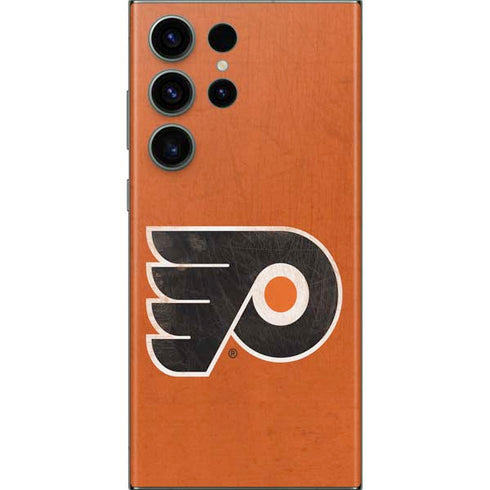 NHL Philadelphia Flyers Distressed Galaxy S23 Ultra Skin