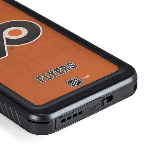 NHL Philadelphia Flyers Distressed Galaxy S23 Waterproof Case