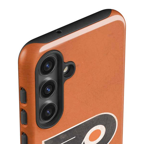 NHL Philadelphia Flyers Distressed Galaxy S24 Impact Case