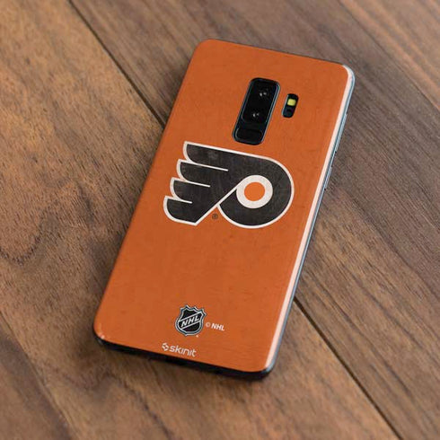 NHL Philadelphia Flyers Distressed Galaxy S9 Plus Skin