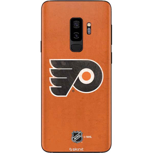 NHL Philadelphia Flyers Distressed Galaxy S9 Plus Skin