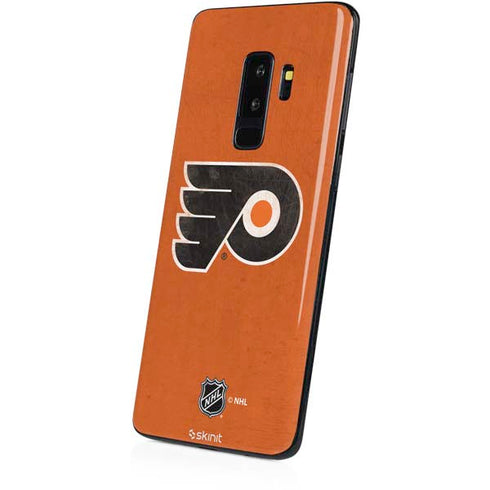 NHL Philadelphia Flyers Distressed Galaxy S9 Plus Skin