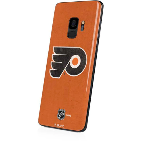 NHL Philadelphia Flyers Distressed Galaxy S9 Skin