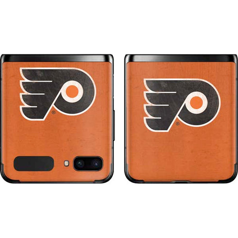 NHL Philadelphia Flyers Distressed Galaxy Z Flip Skin