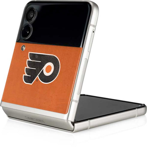 NHL Philadelphia Flyers Distressed Galaxy Z Flip4 5G Skin
