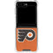 NHL Philadelphia Flyers Distressed Galaxy Z Flip5 5G Clear Case