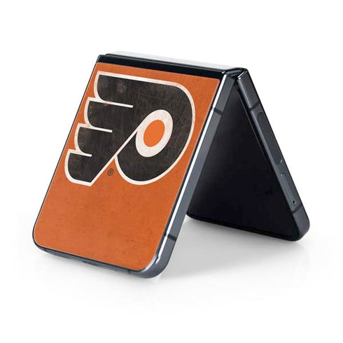 NHL Philadelphia Flyers Distressed Galaxy Z Flip5 5G Skin
