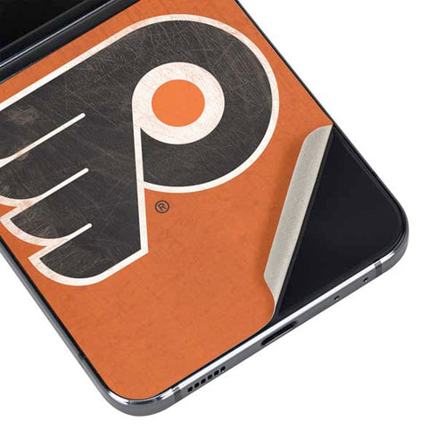 NHL Philadelphia Flyers Distressed Galaxy Z Flip5 5G Skin