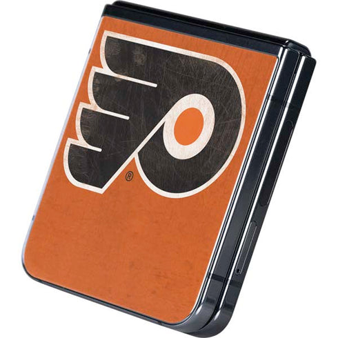 NHL Philadelphia Flyers Distressed Galaxy Z Flip5 5G Skin