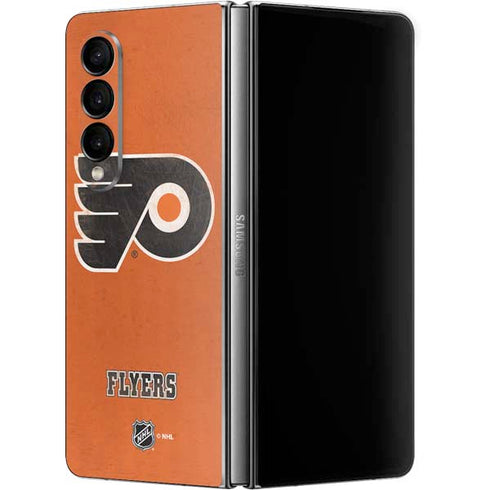 NHL Philadelphia Flyers Distressed Galaxy Z Fold4 5G Skin