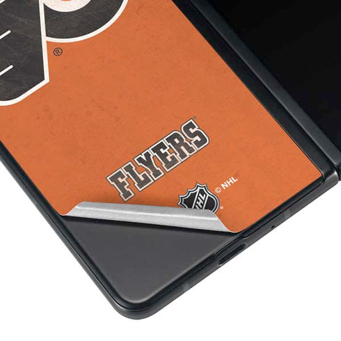 NHL Philadelphia Flyers Distressed Galaxy Z Fold4 5G Skin