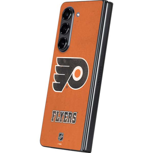 NHL Philadelphia Flyers Distressed Galaxy Z Fold5 5G Skin